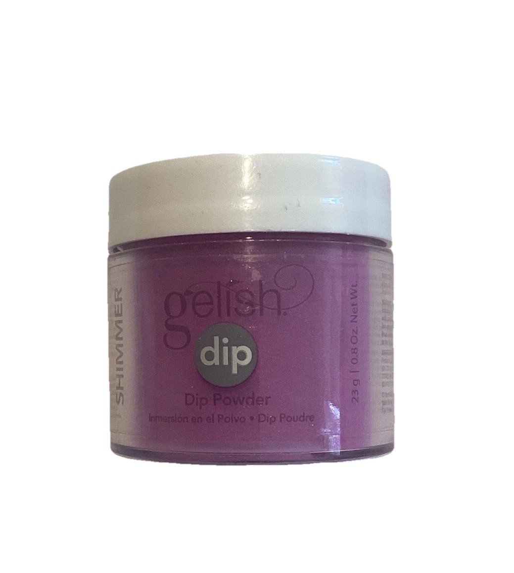 Gelish Dip Powder Essentials Professional Nail Art 23g/0.8oz Berry Pink UNSEALED