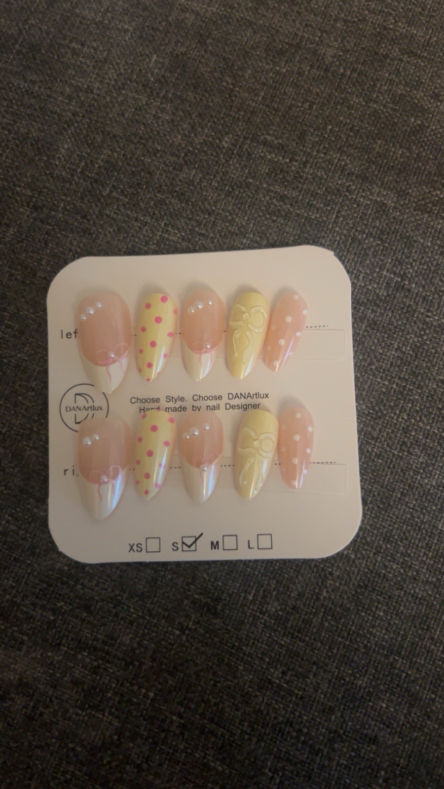 Press-On Nails Short Almond pack of two sets!