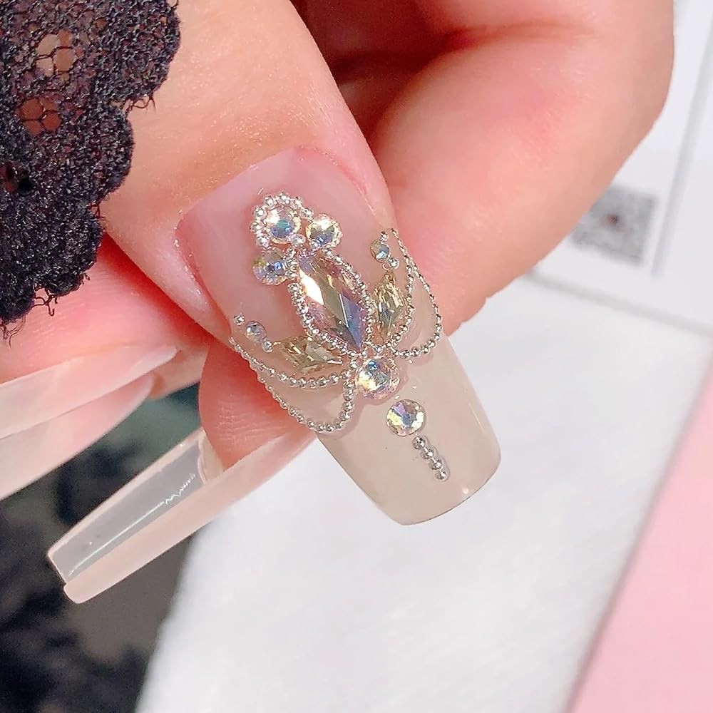 3D Mixed Sizes Nail Art Studs Gold Silver Mini Metal Caviar Nails Beads Nail …