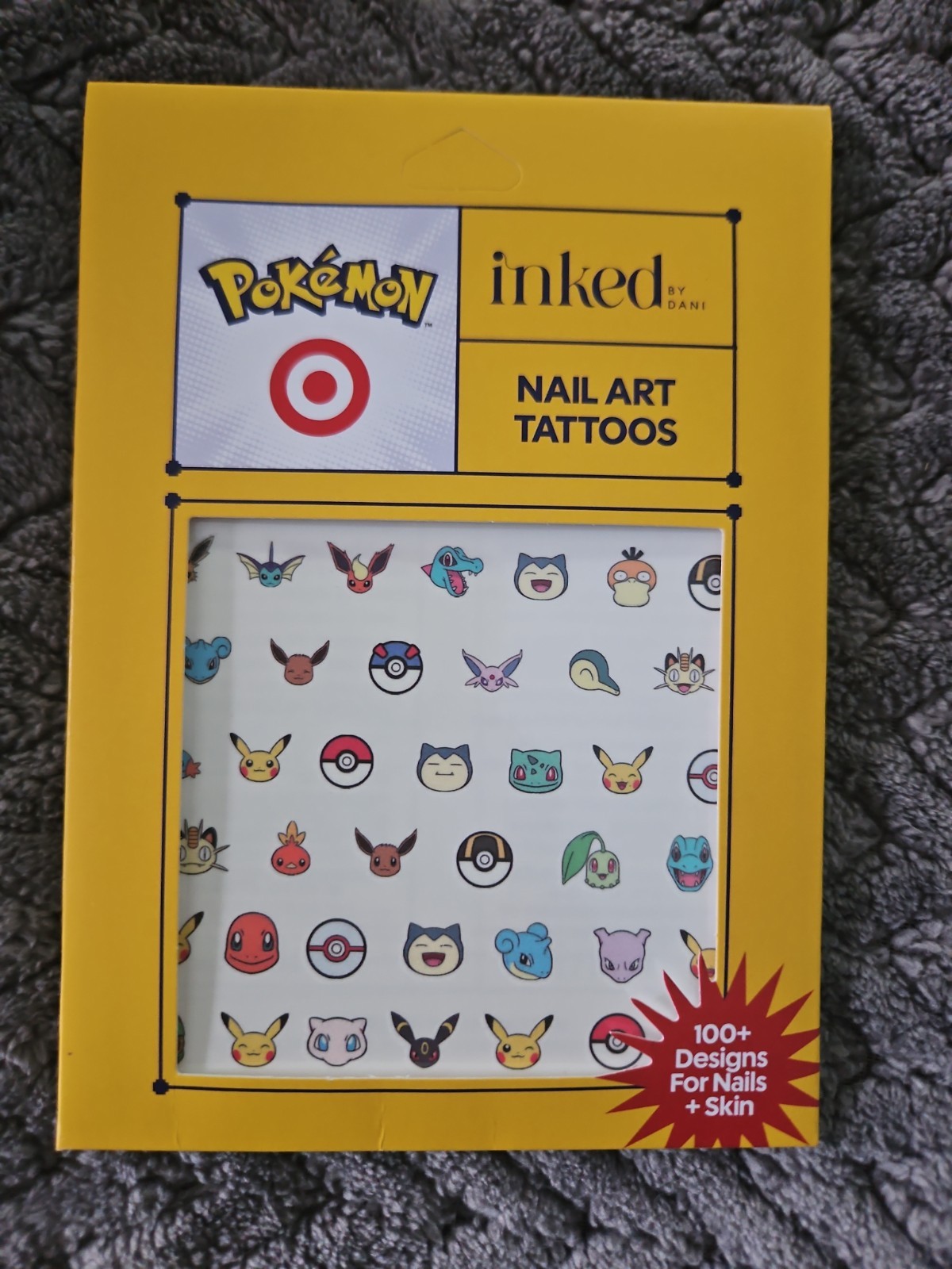 Pokémon Nail Art Tattoos Over 100 Designs Target Collab For Any Nails! NEW