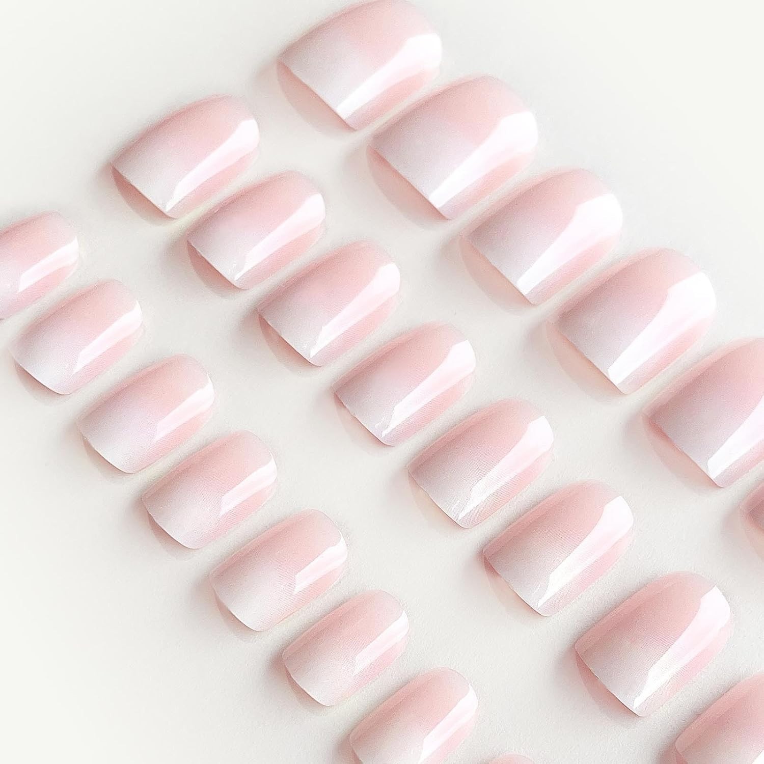 24PCS Full Cover Acrylic Short Press-On Nails | Custom Fit & Easy Application