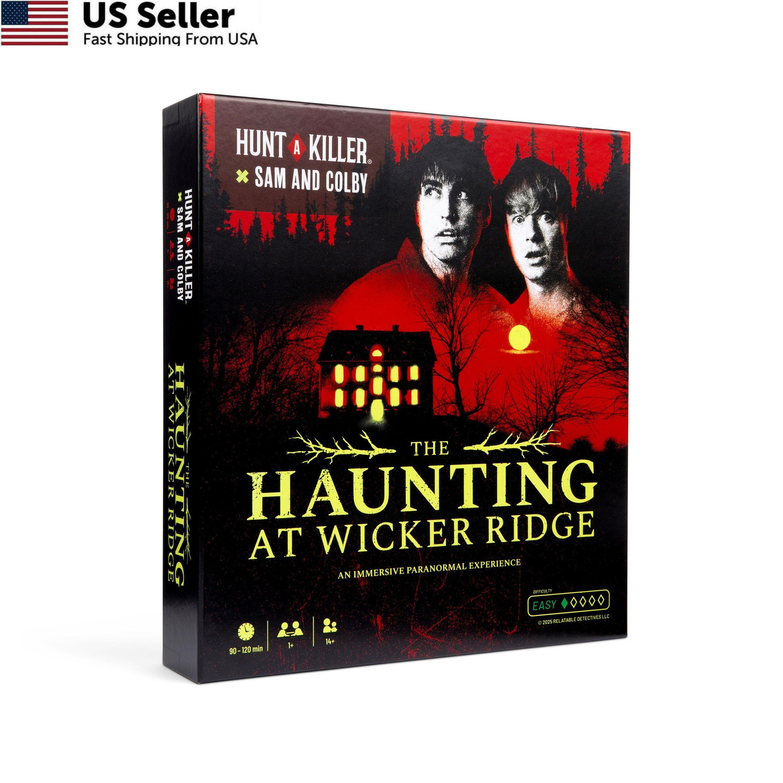Hunt A Killer Sam and Colby The Haunting At Wicker Ridge Mystery Game FROM USA
