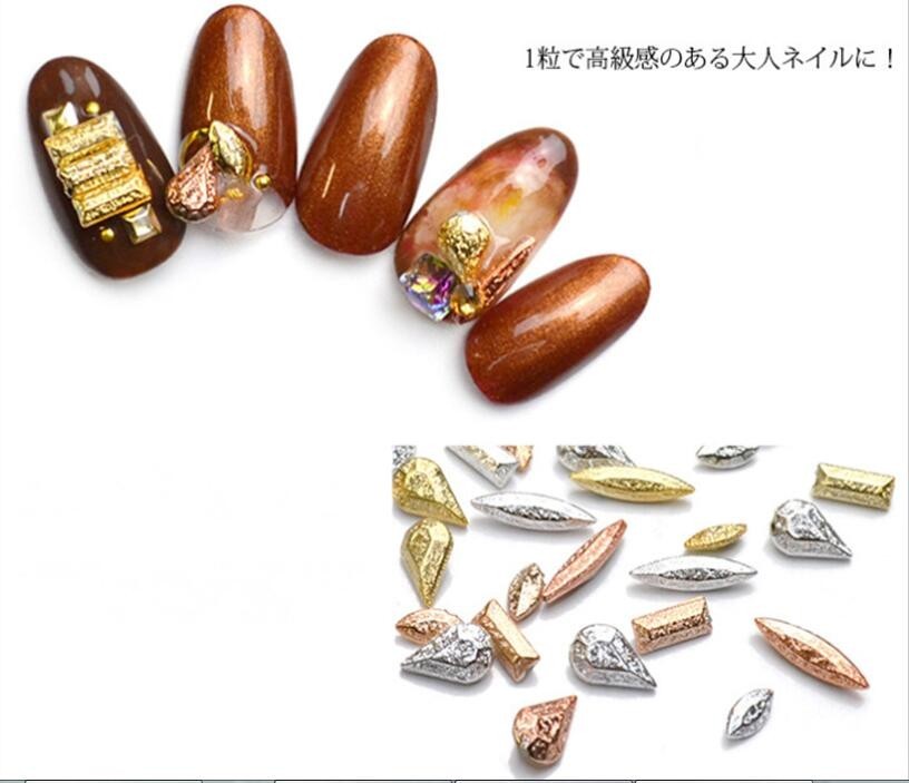 20pcs New 3D Gold Silver Bronze Antique Nail Art Decoration Charms Cute Jewelry