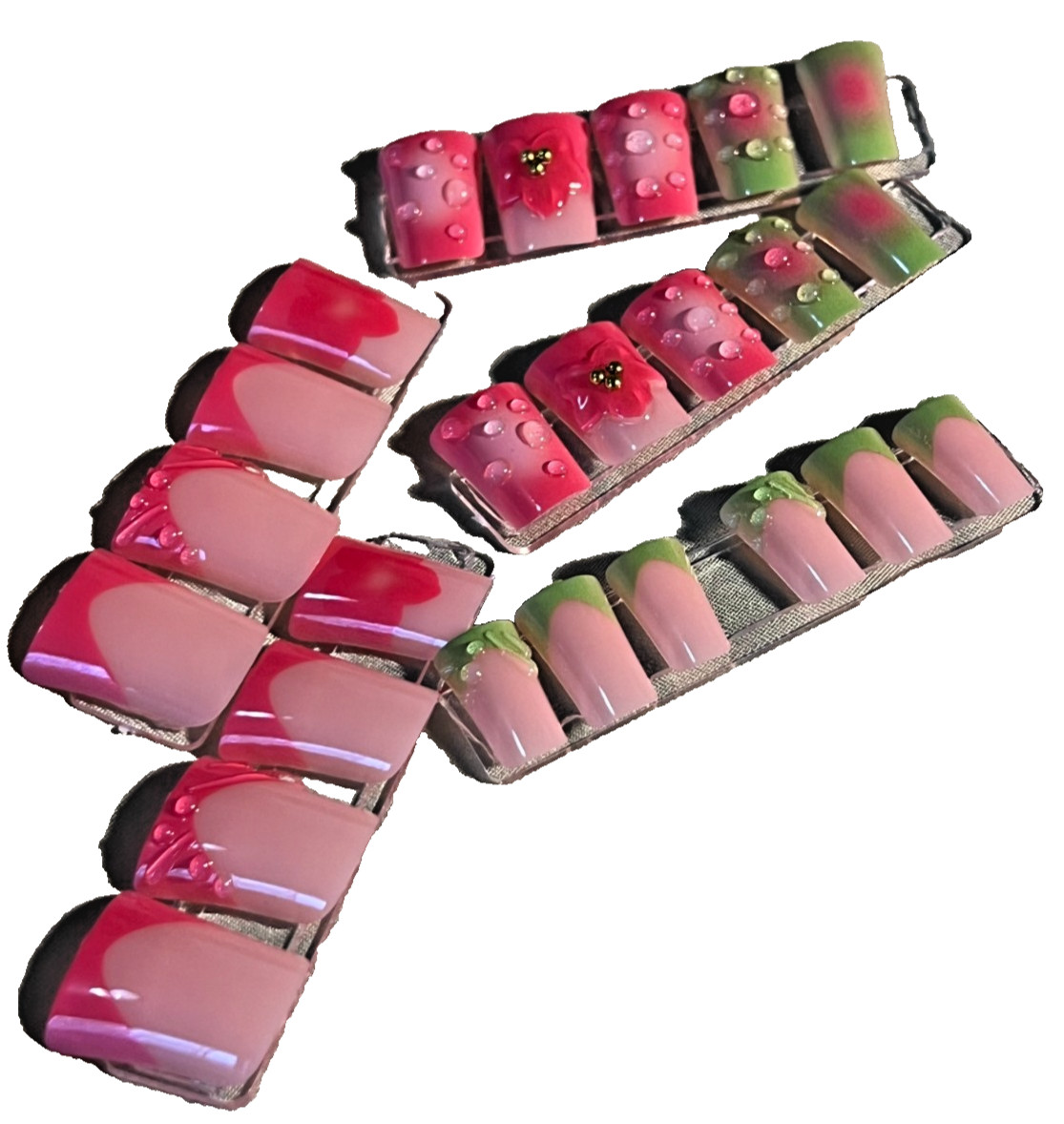 💖 Neon Luxe Beauty Gift Box – Bold Duck Bill Glam 💚