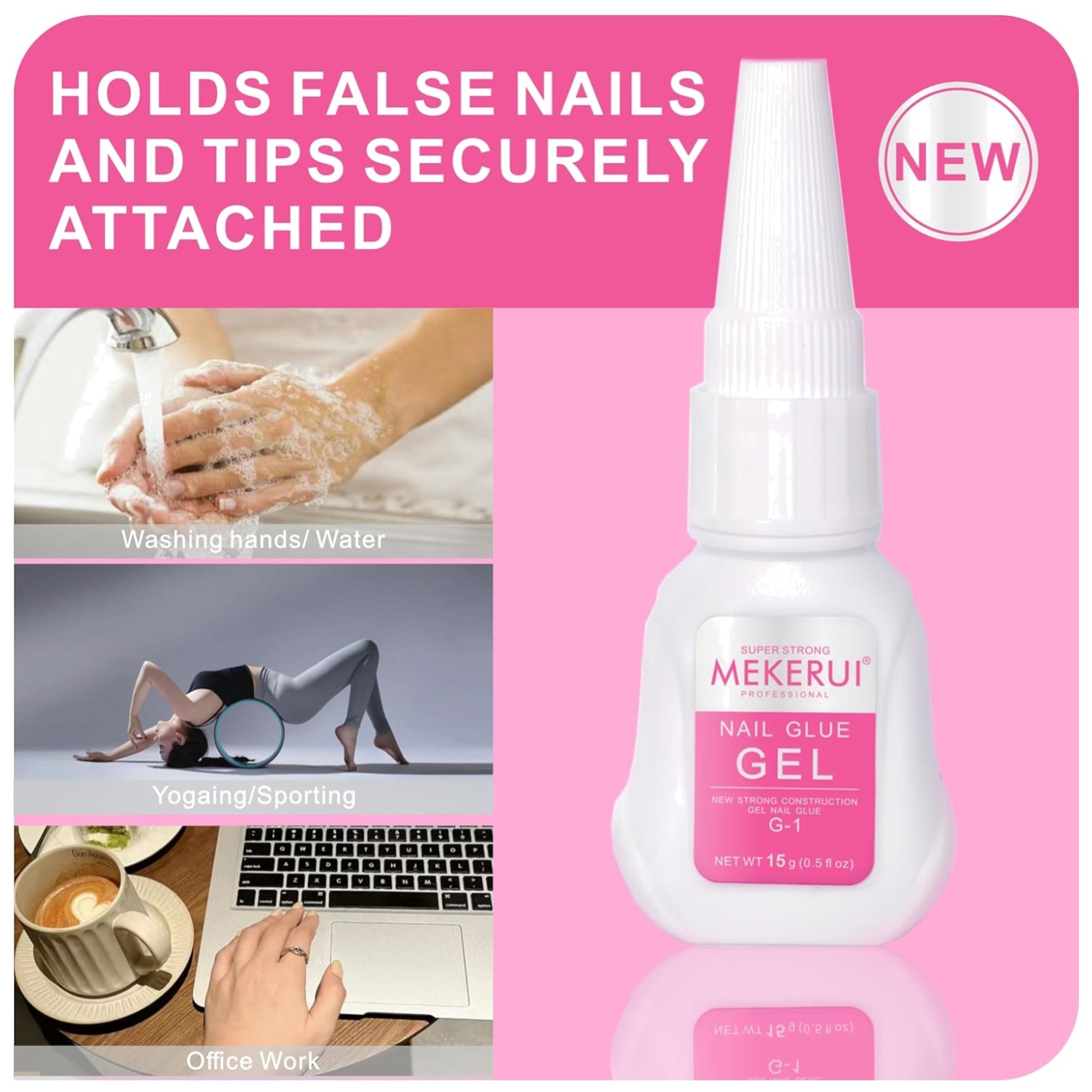 Super Strong Nail Glue Gel Set – Long-lasting 30+ Days