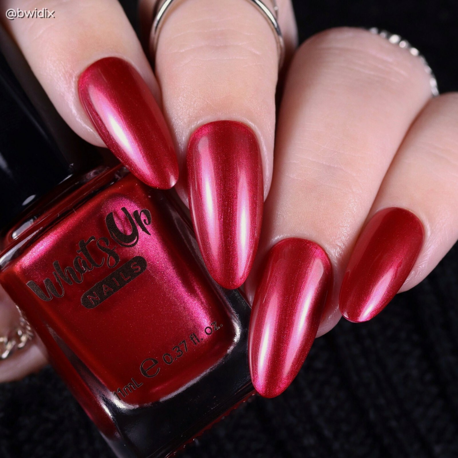Cherry-bration Regular Polish (Metallic Red), Polish for Nail Art