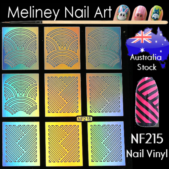 NF215 Line Sets Nail Vinyl Sticker decoration Stencil Vinyls Art Craft Supplies