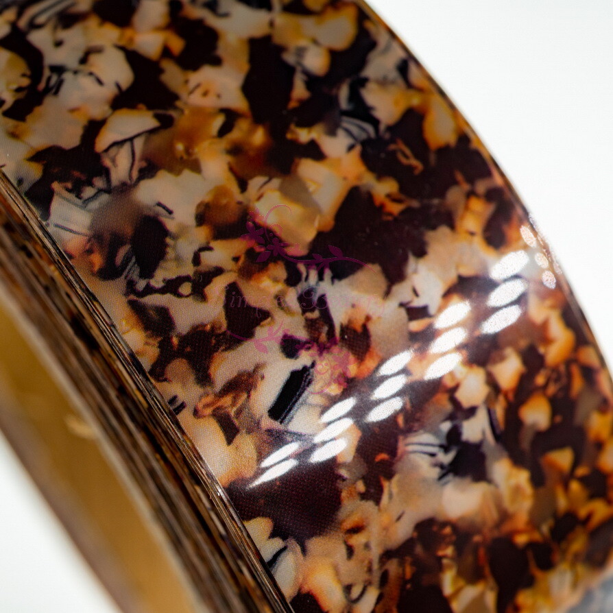 Tortoise Shell Design Transfer Foil Film Wraps Starry Sky Paper Nail Art Decor