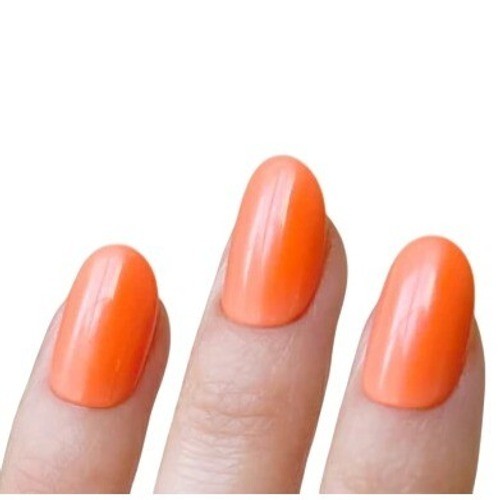 Glamnetic Press-On Nails Apricot Short Round Orange Faux Nail Kit 30ct NEW