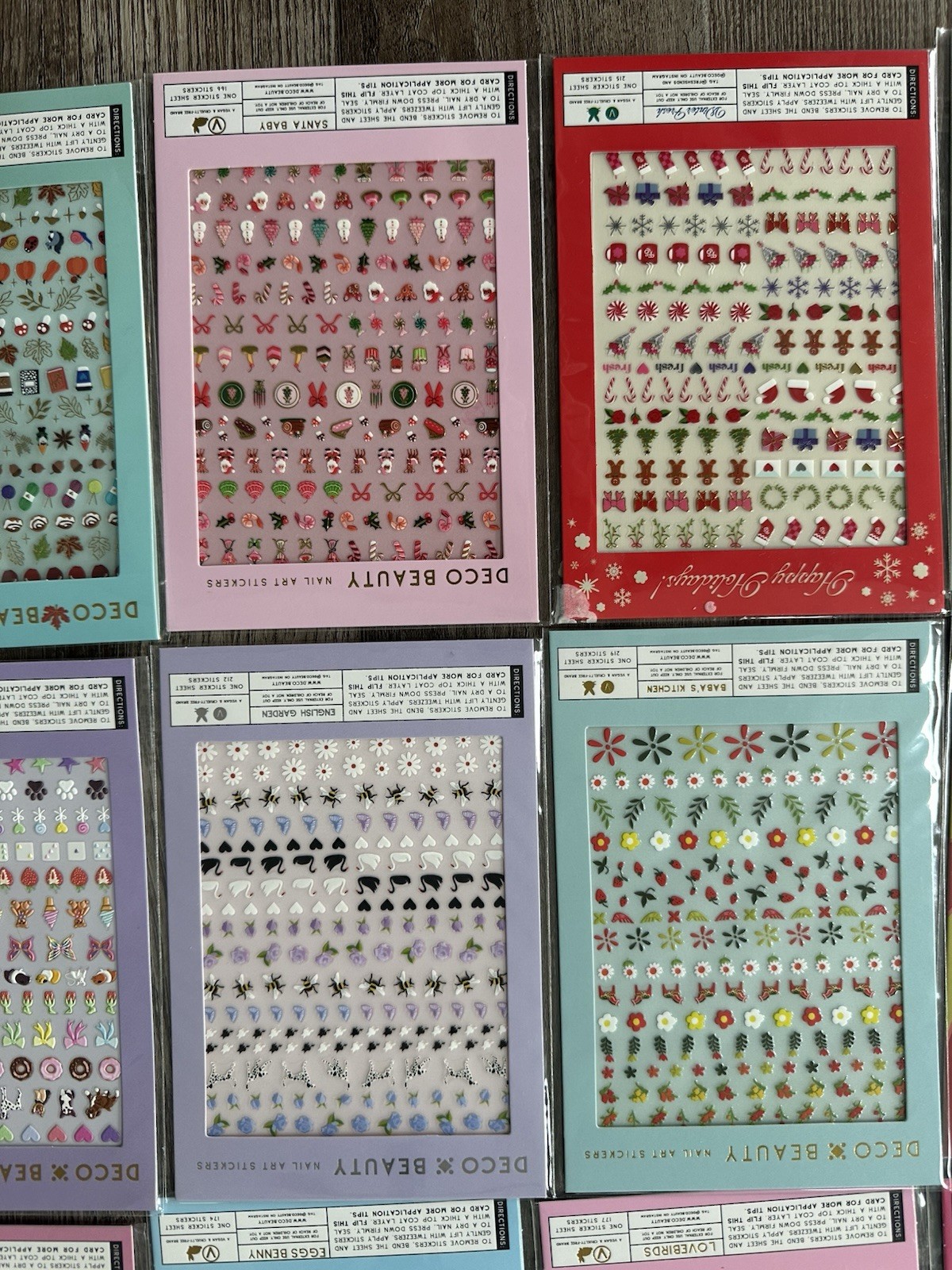 Deco Beauty Nail Art Sticker Lot 54 Sheets New Coquette Miffy Floral Rare SEALED