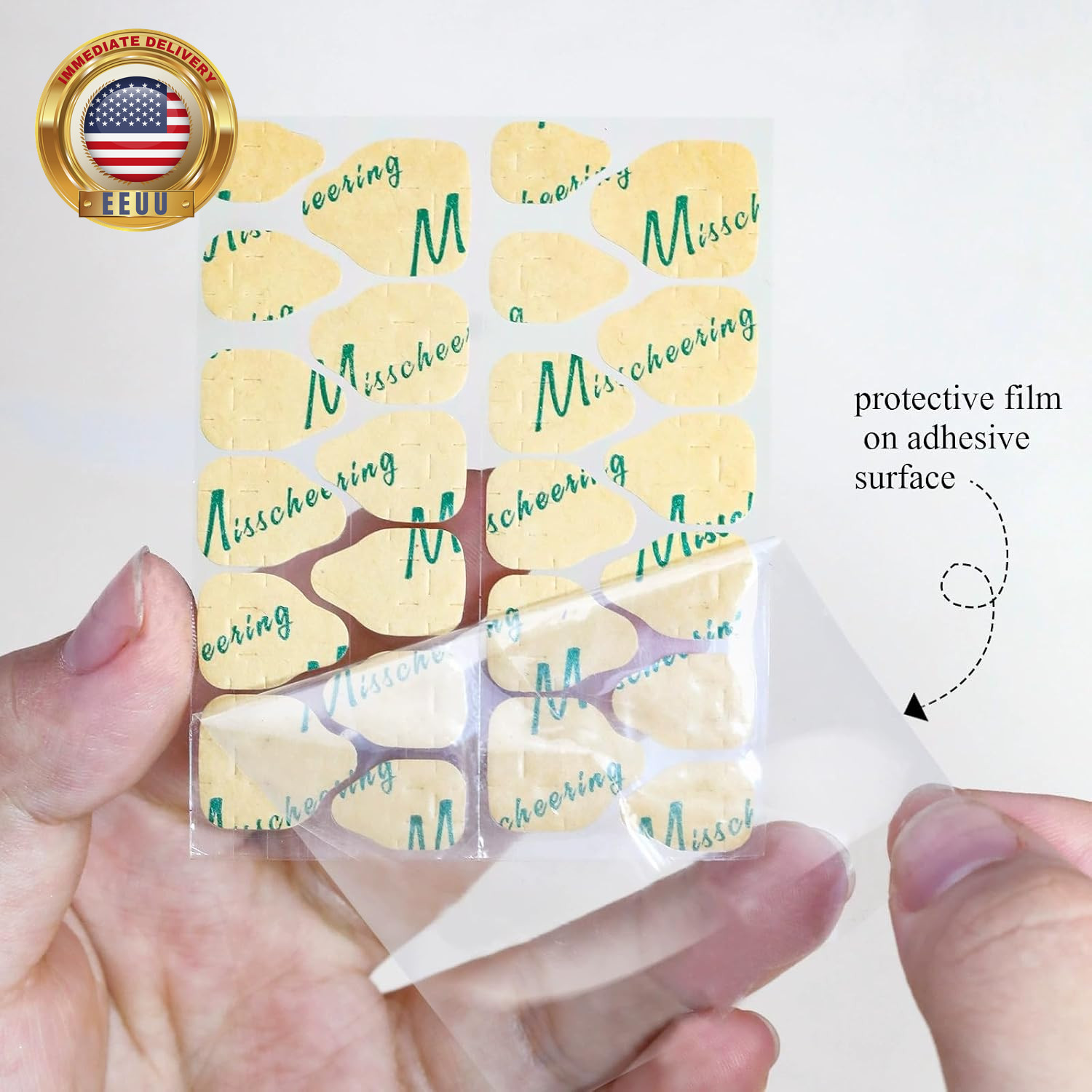 288Pcs Nail Adhesive Tabs for Fake Nails Nail Glue for Press Ons with 0.3Mm Ultr