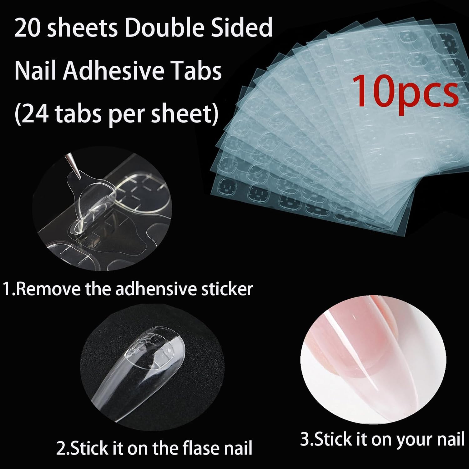 Large Press on Nail Organizer Press on Nails Display Box-(12*9*0.8 Inch)