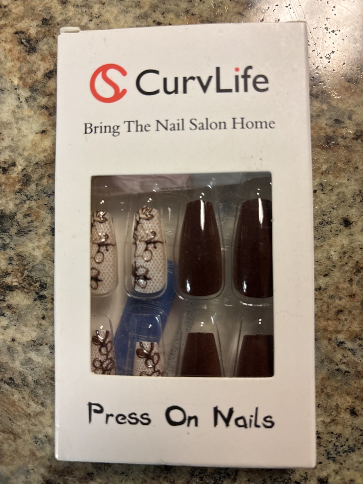 Curvlife Press On Nails -new Open Box FREE ￼ SHIPPING