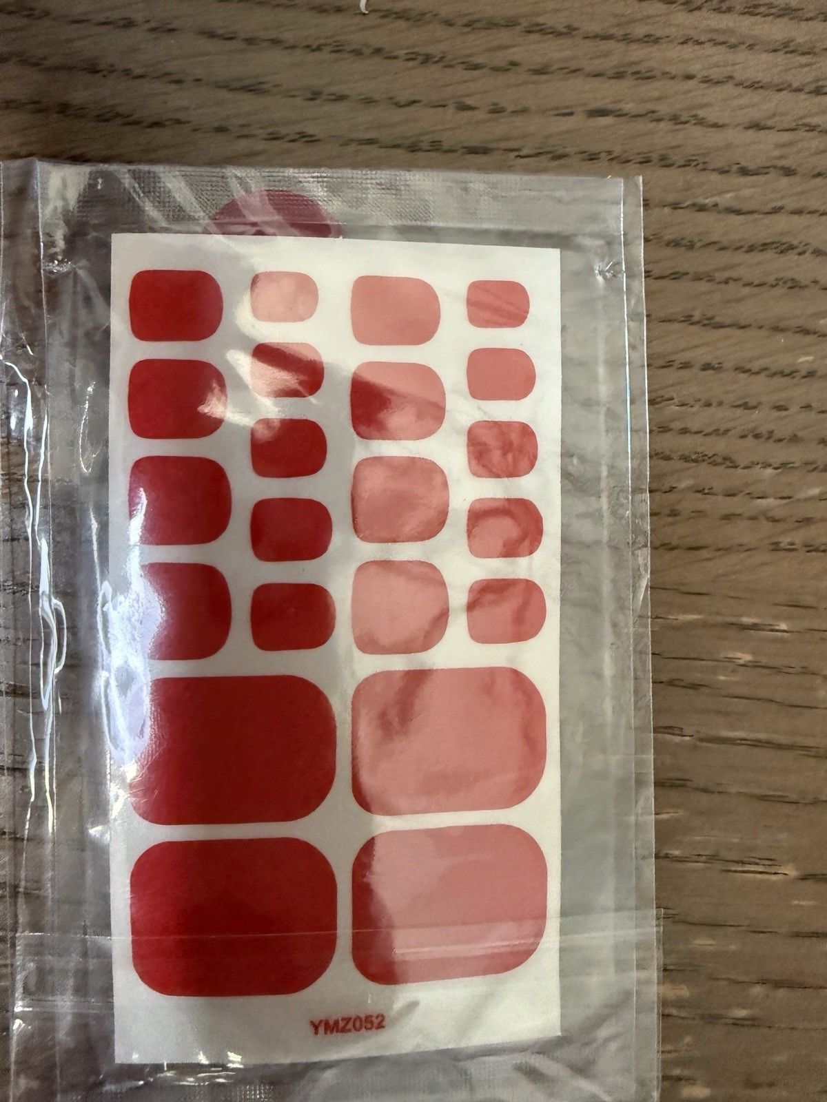 Bundle Of 6 Press On Solid Nails, Stick On, Brand New Comes With Nail Filer