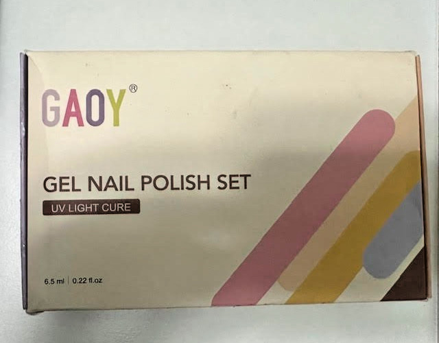 New GAOY Jelly Gel Nail Polish of 6 Transparent Gel Polish Kit EXP: 11/2027