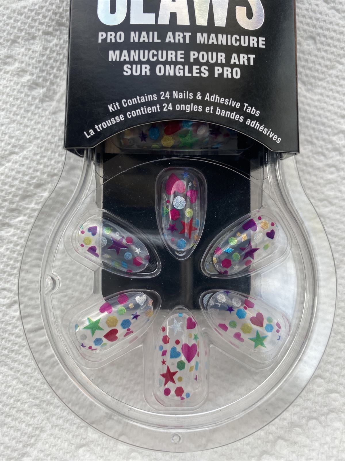 SinfulColors My Party 2660 2d Claws Press On Nails, 24 count Medium Oval