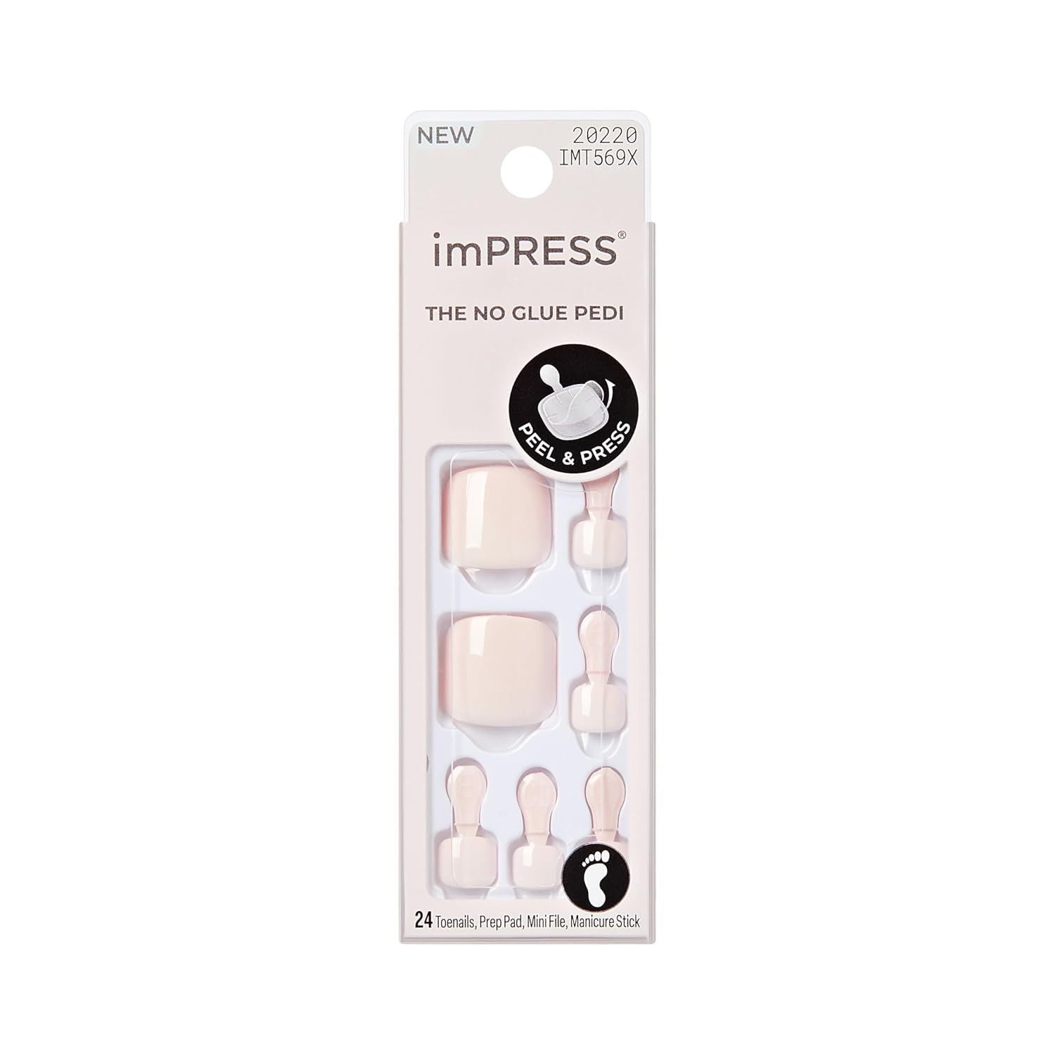 No Glue Mani Press On Nails, Color, ‘Mermaid es’, Pink, Short Size, Squoval S…
