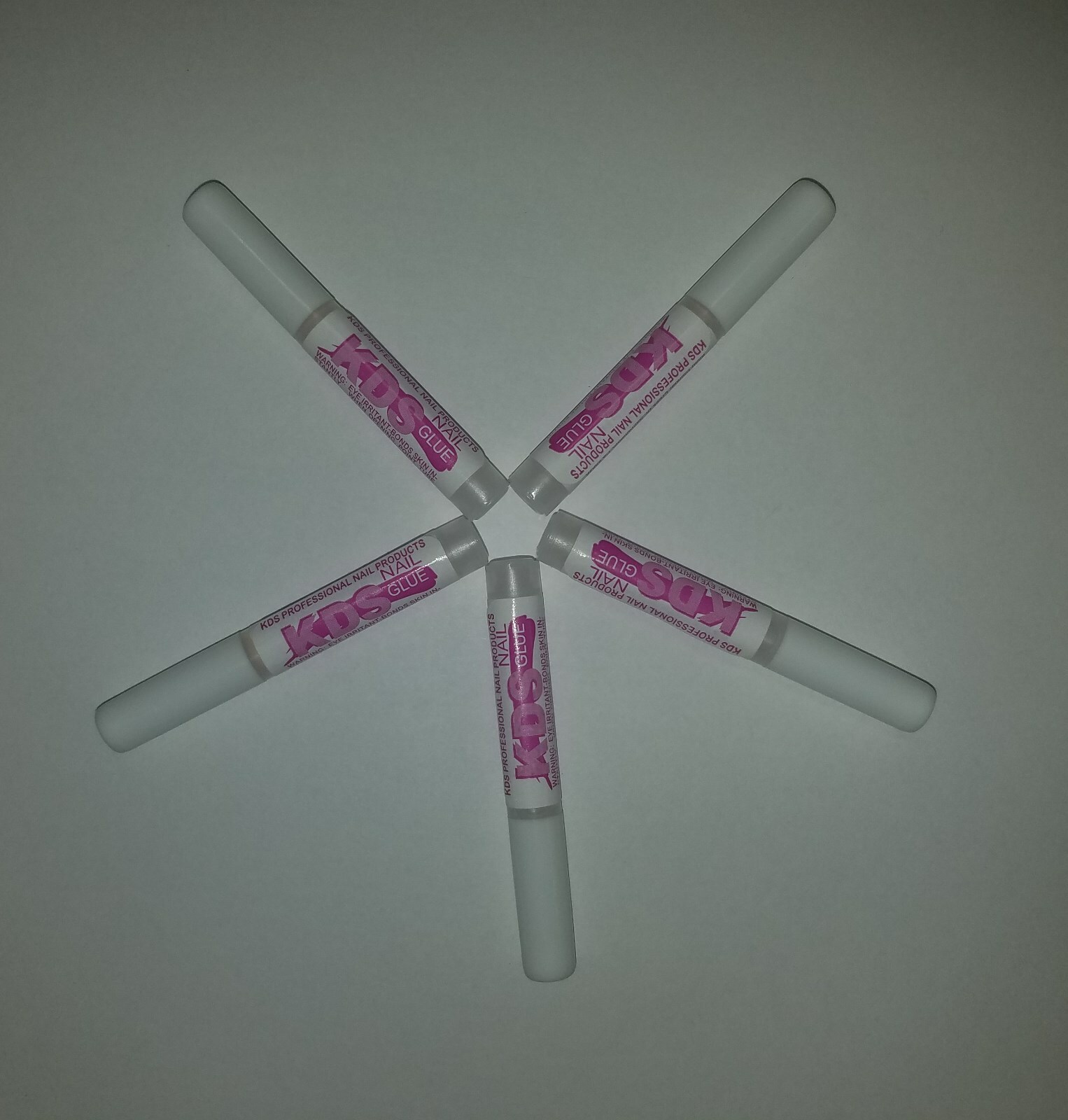 KDS PROFESSIONAL NAIL TIP GLUE SET OF 1 TO 120 Tube Pcs COUNTS Packs Pks PK cts