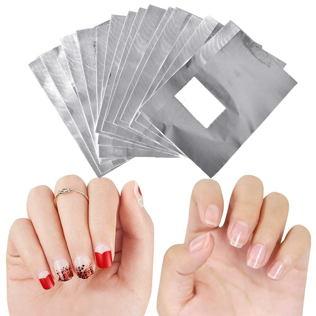 Tongcloud Nail Polish Remover Foil Wraps Gel 200 Count (Pack of 1)