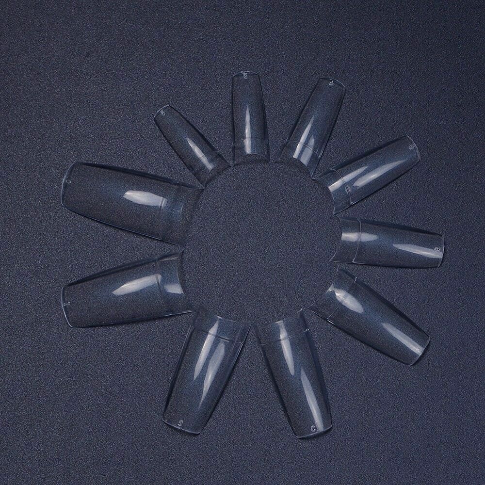 500pcs False Acrylic Nail Tips Nails Half French False Nail Art Tip Manicure Tip