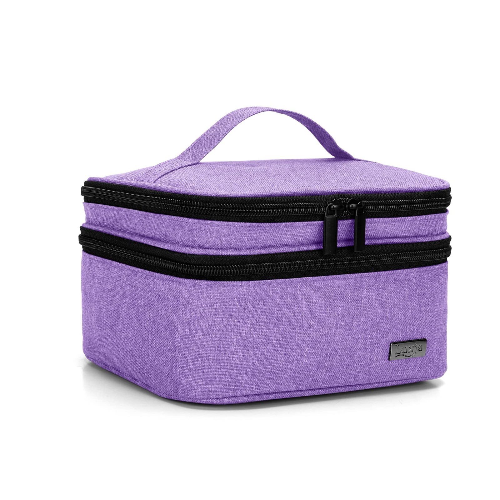 LUXJA Nail Polish Carrying Case – Holds 20 Bottles (15ml – 0.5 fl.oz), Portab…