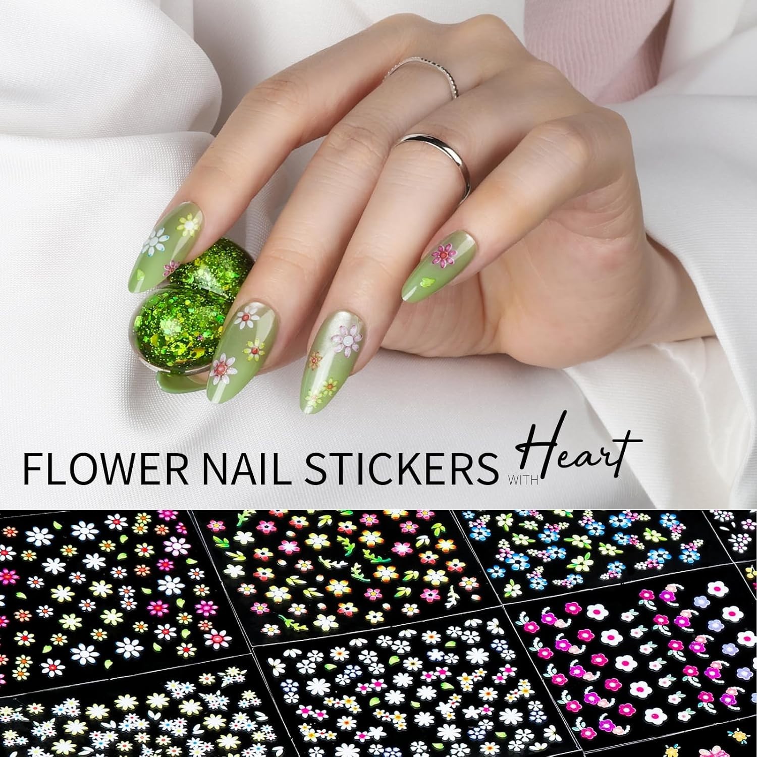30pcs Wearable Fake Nail Colorful Designs Press On Long Cover Coffin False Nails