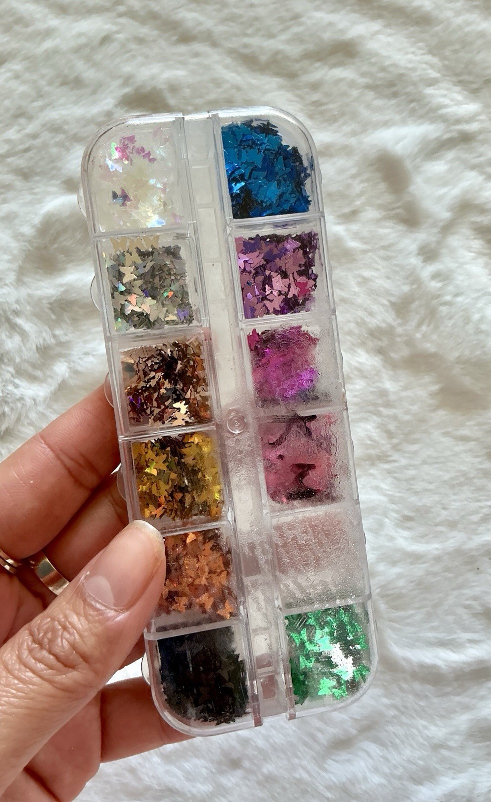 Multicolor 3D Nail Art Charms Set – Glitter, Rhinestones, Flowers, Animals