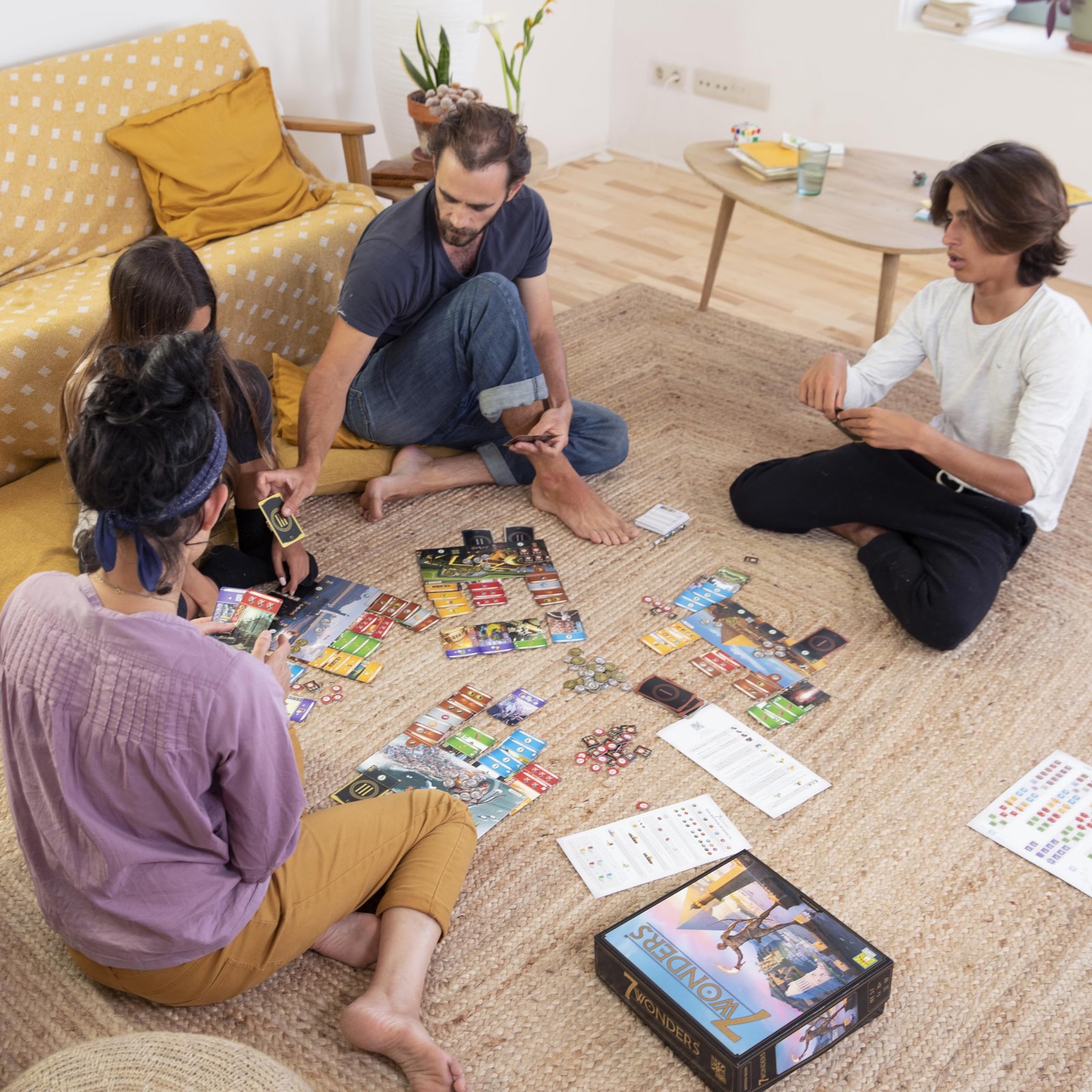 Asmodee 7 Wonders Board Game (New Edition) – Lead Your eén maat, Multicolor