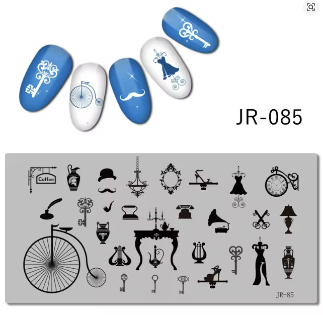 Modern Human History Nail Stamping Plate – New (JR-085)
