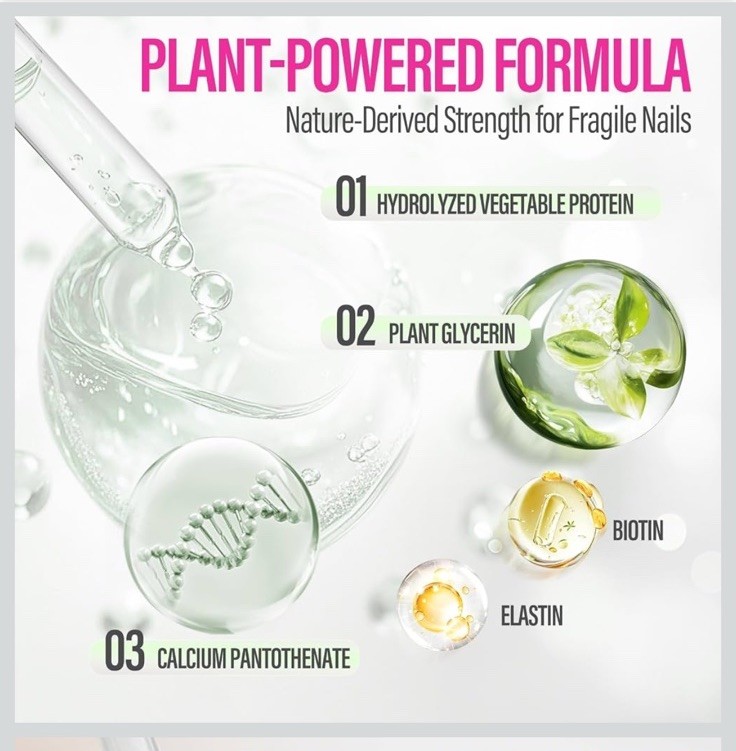 Nail Growth and Strengthening Serum for 0.51 Fl Oz (Pack of 2) Honey Milk