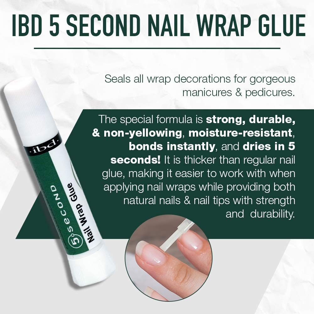 IBD 5-Second Professional Nail Glue (4 Pack)