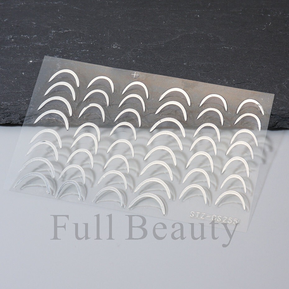 French Line Nail Art Stripe Stickers DIY Designs Stencil Guides Manicure NS2