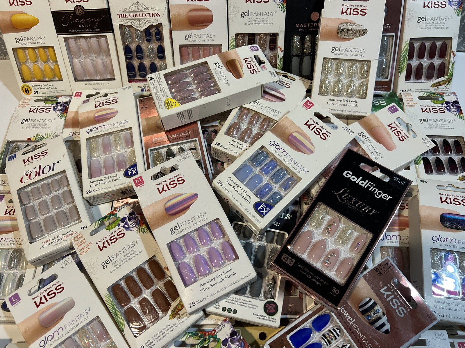 Kiss nails,Glam Fantasy,Luxury,colección,gel, Classy,You Choos, GET DISCOUNTS!