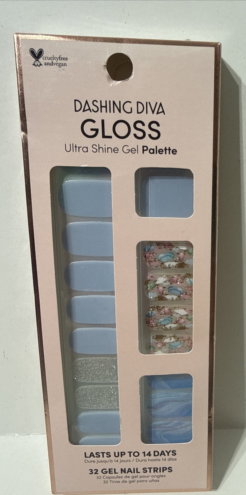 Dashing Diva Glaze Ultra Shine Gel 32 Nail Strips Spiritual Journey GS253Palette