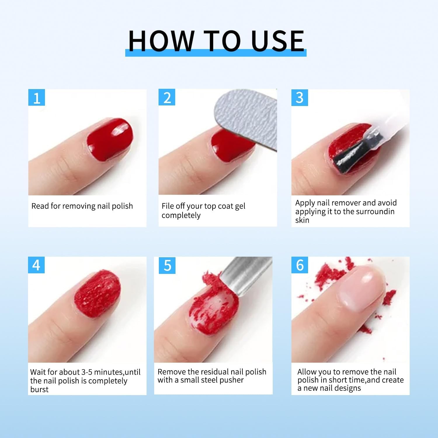 Finger Secret 18ml Magic Remover Gel Polish – Quick 1.2 Fl Oz (Pack of 1)