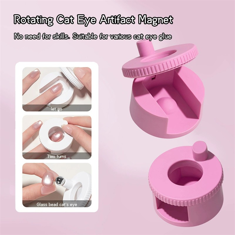 NEW Rotating Automatic Glass Bead Super Strong Cat Eye Magnet Beginner-Friendly