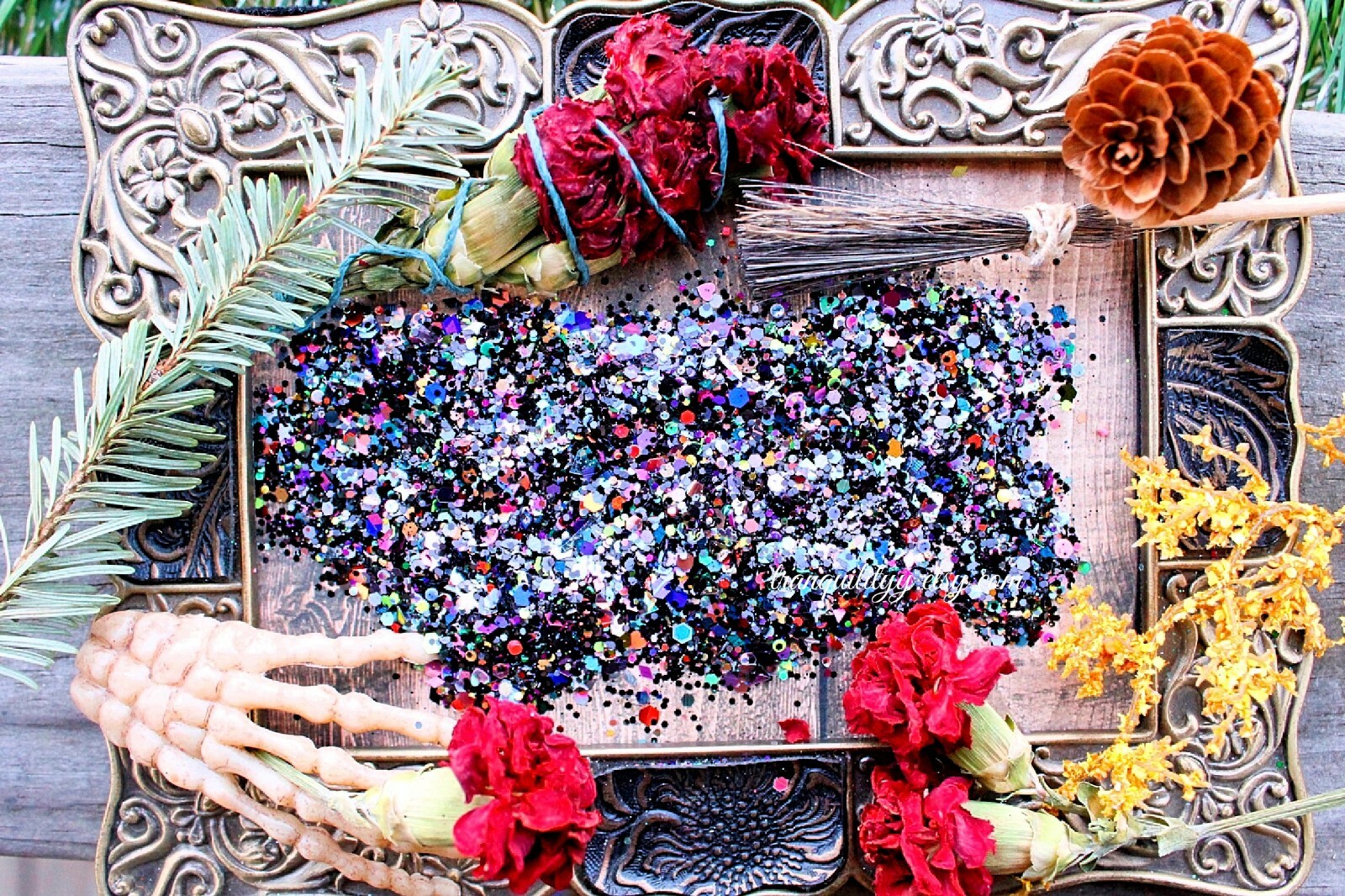 FREE SHIPPING Glitter Mix, Black Magick, Tumblrs, Geode , Resin Art, 2 TEASPOON