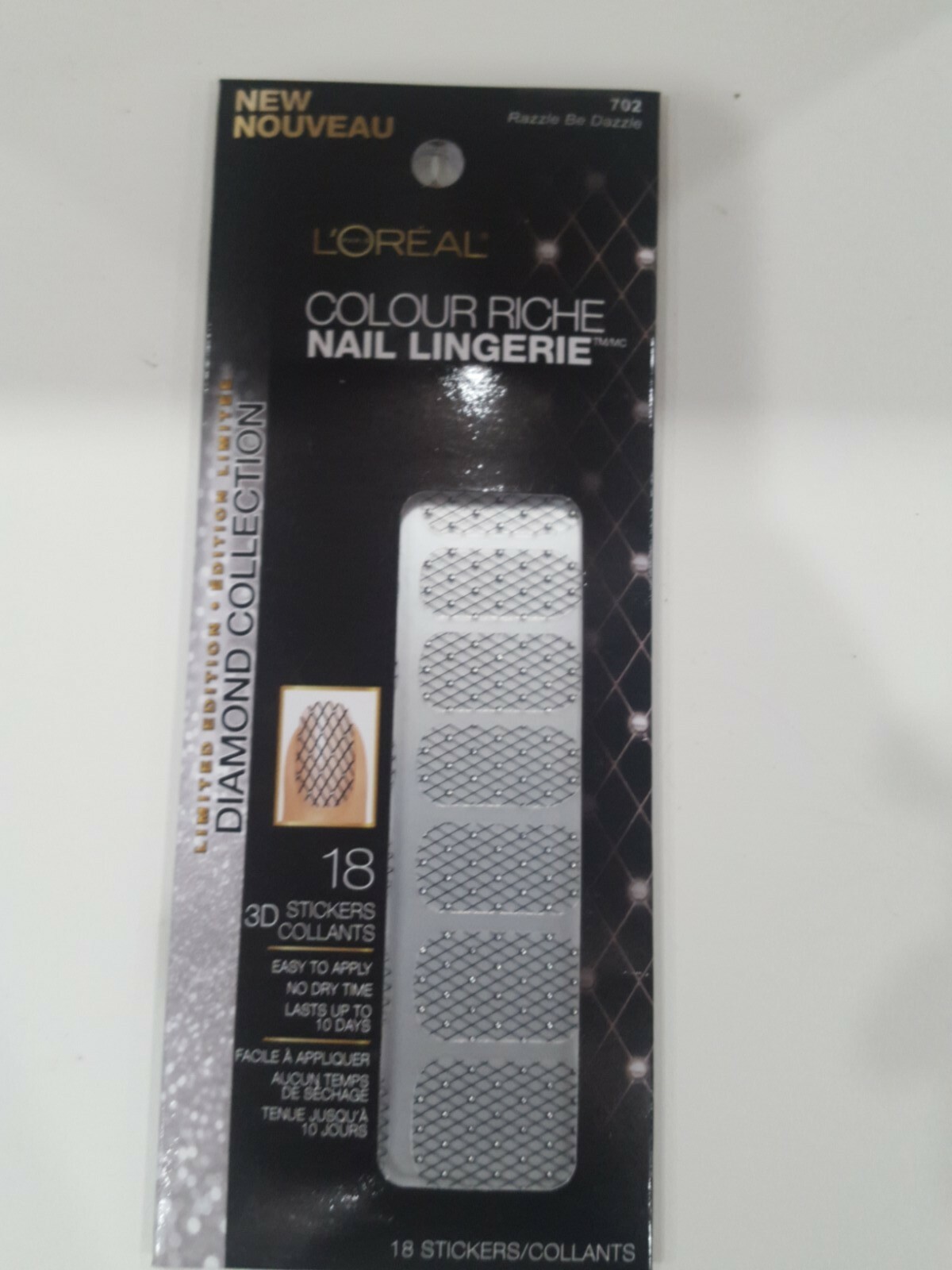 L’OREAL COLOUR RICHE NAIL LINGERIE LIMITED EDITION RAZZLE DAZZLE (702) 18…