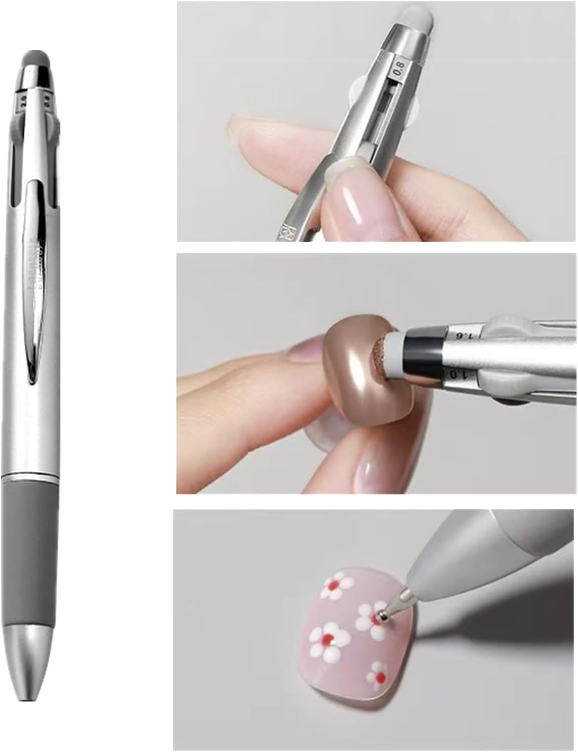 5 in 1 Nail Art Dotting Pen – Ballpoint Design Kit, Professional Tool
