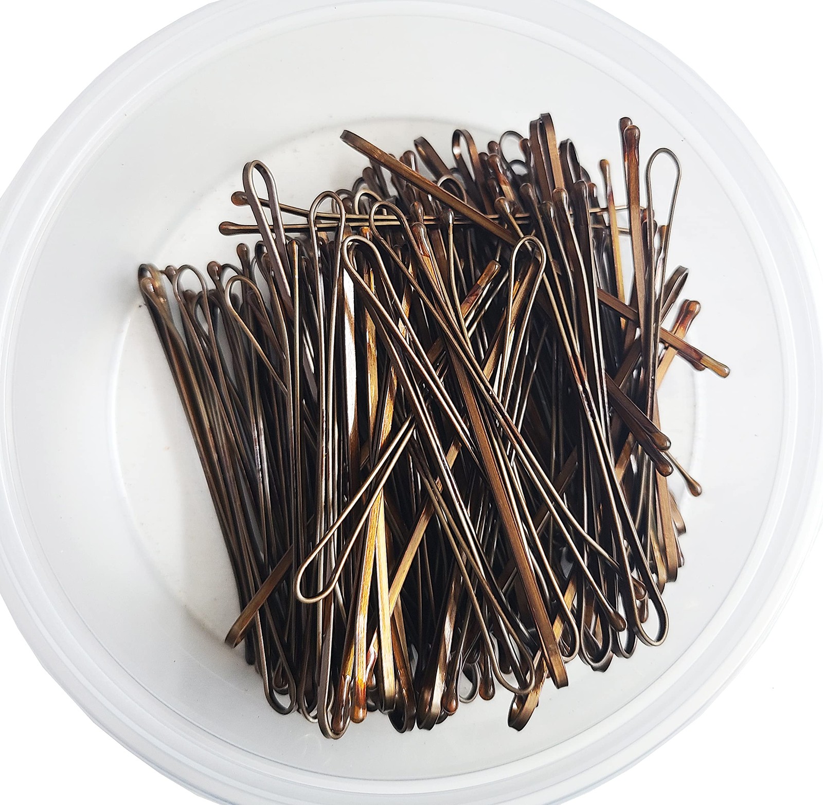 Kleravitex BRONZE Jumbo Bobby Hair Pins 2.75″ 1 Count (Pack of 100), Bronze
