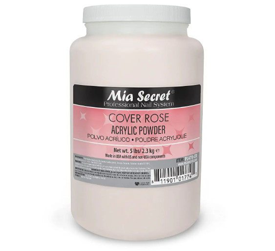 Mia Secret Acrylic Cover Powder 5lbs x 4 (Beige/Pink/Rose/Nude)