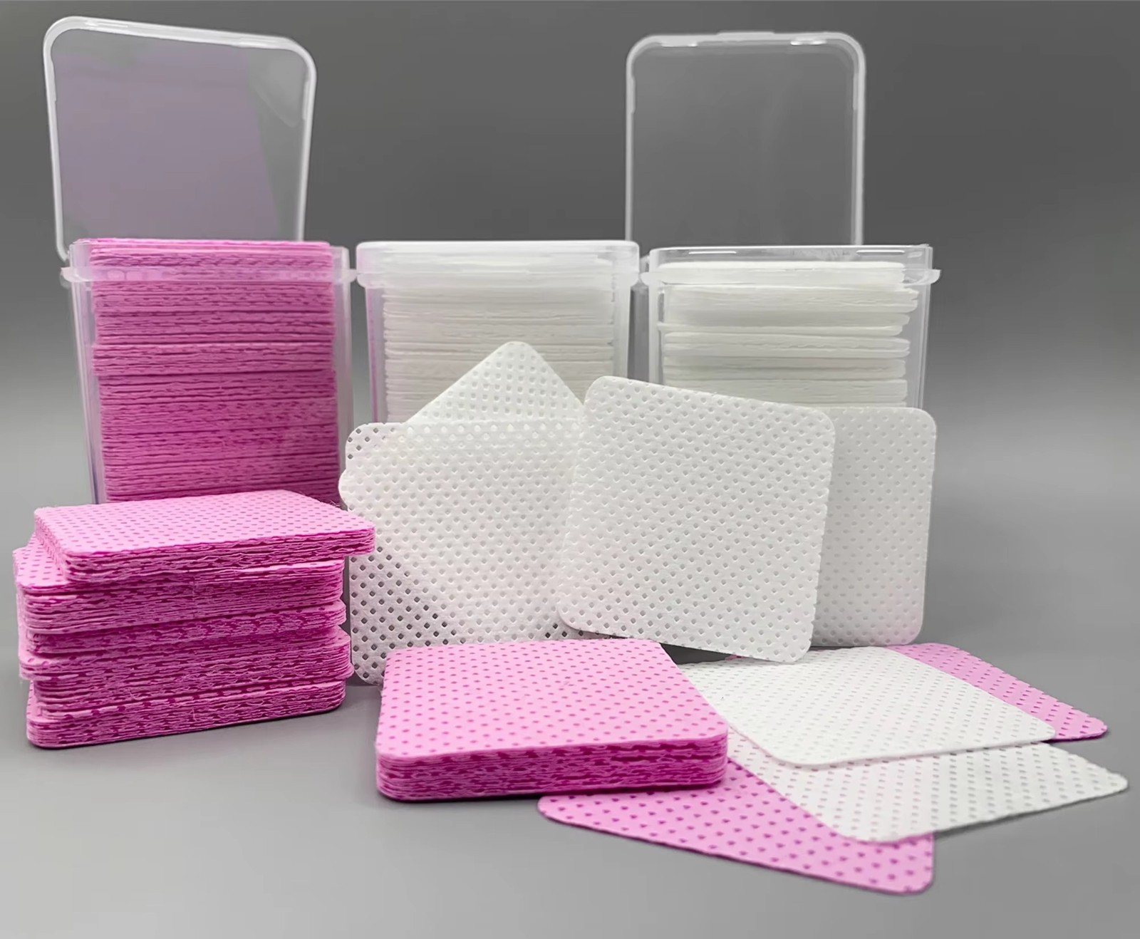 300 Pack Lint Free Nail Wipes Cotton Pads for Gel Polish Makeup Remover Prep