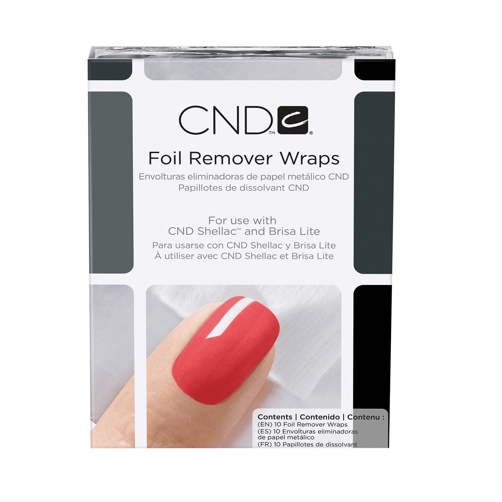 CND Foil Remover Wraps To Use With Shellac & Brisa Lite – 4 packs