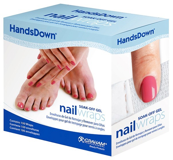 Graham HandsDown Soak-off Gel Nail Wraps 100 Count – Polish Manicure Hands Down