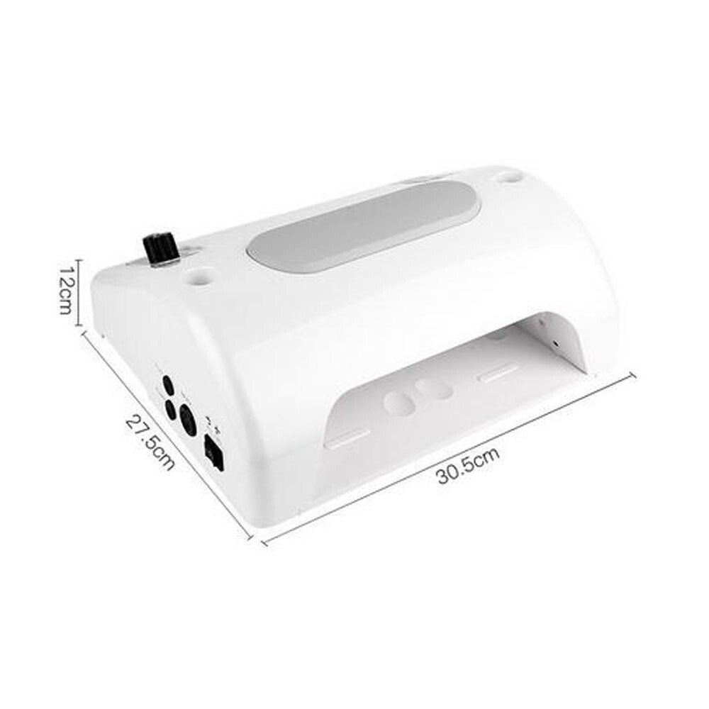 3000rpm Nail Polishing Machine Nail Vacuum Cleaner with 360° LED Light 110/240V