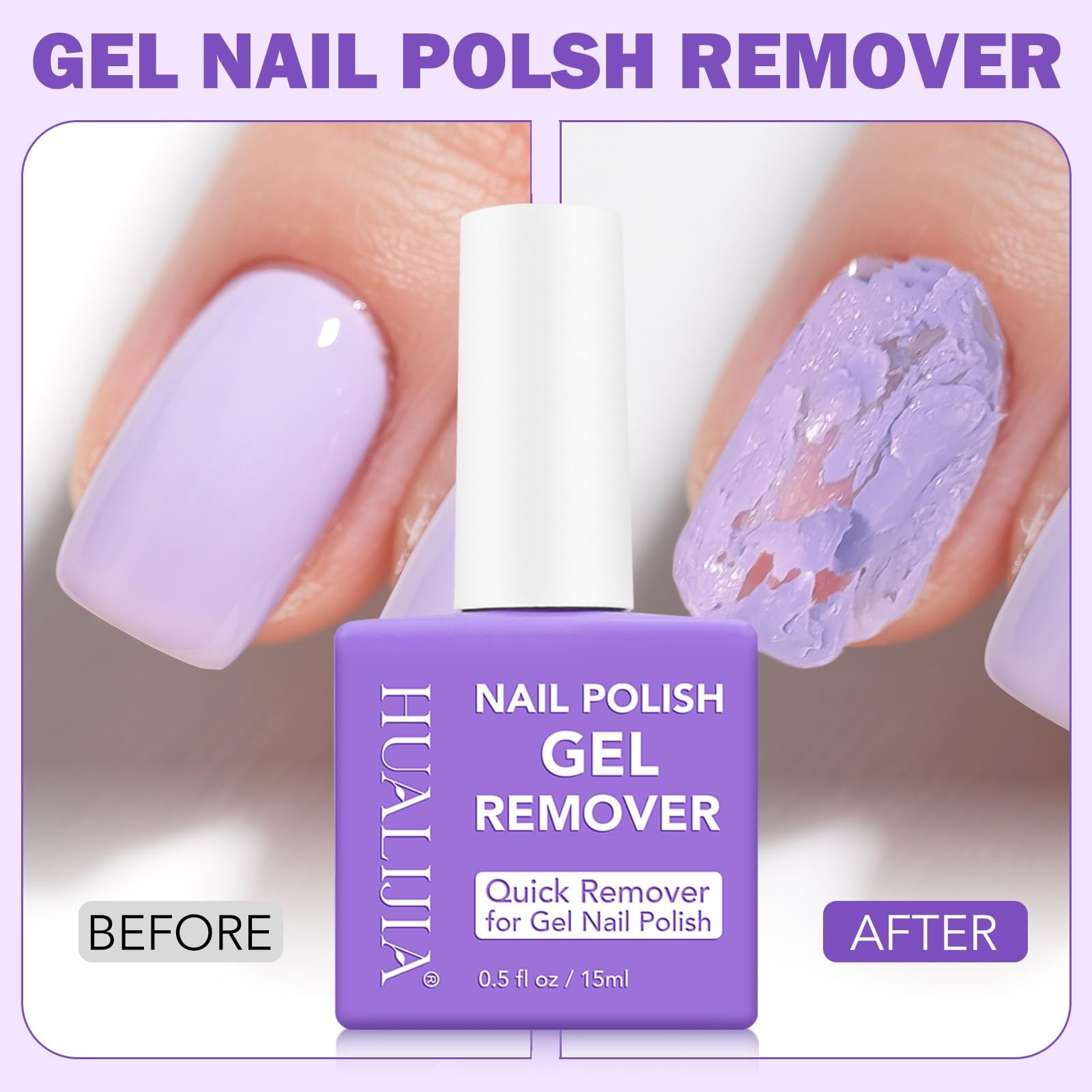 Gel Nail Polish Remover Kit, for 0.5 Fl Oz (Pack of 1)