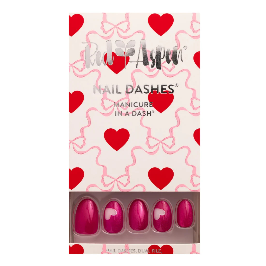 Red Aspen Press On Nails- Love Made Me Do It, Maddie Valentine’s Short Almond