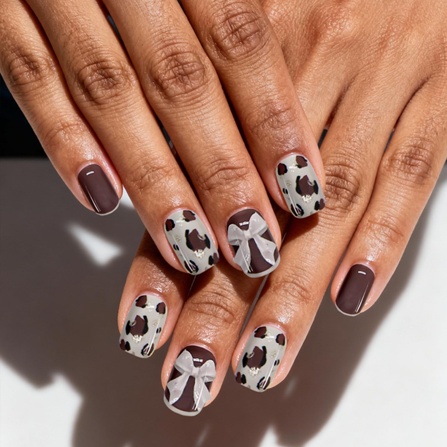Reusable Press on Nails | Stick on Nails 12 Sizes-6 Styles