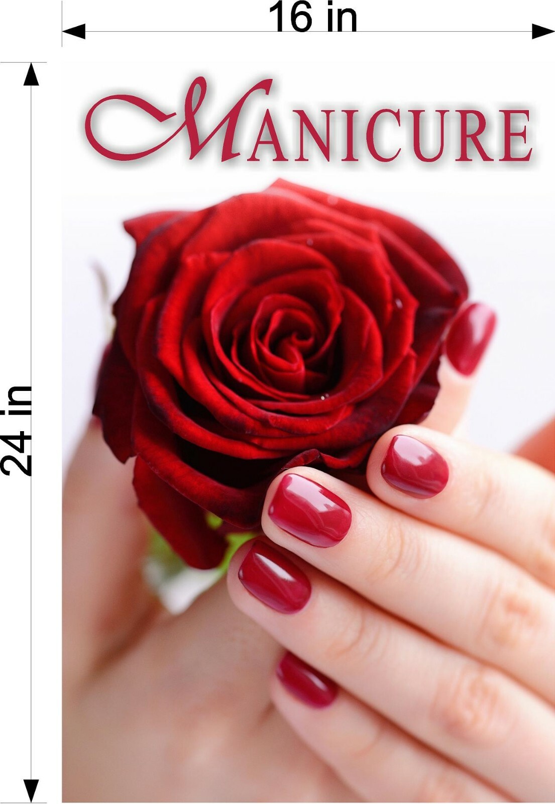 Manicure 21 Photo-Realistic Paper Poster Salon ad Matte Non-Laminated Vertical