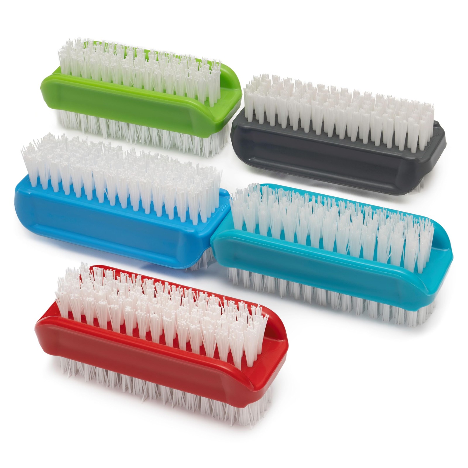 KONEX Two-Sided Nail Brush | Cleaning Fingernails, Stiff Bristle Varies